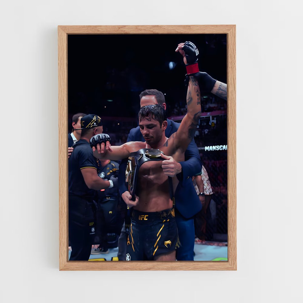 Poster L'Étreinte – affiche MMA (vue 4)